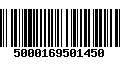 Código de Barras 5000169501450