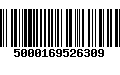 Código de Barras 5000169526309