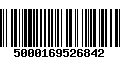 Código de Barras 5000169526842