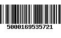 Código de Barras 5000169535721