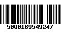 Código de Barras 5000169549247