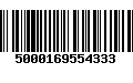 Código de Barras 5000169554333