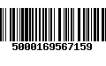 Código de Barras 5000169567159