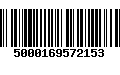 Código de Barras 5000169572153