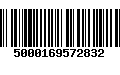 Código de Barras 5000169572832