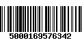 Código de Barras 5000169576342