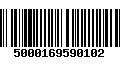 Código de Barras 5000169590102