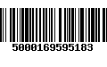 Código de Barras 5000169595183