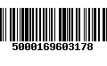 Código de Barras 5000169603178