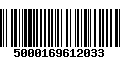 Código de Barras 5000169612033