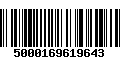 Código de Barras 5000169619643