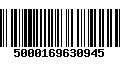 Código de Barras 5000169630945