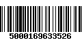 Código de Barras 5000169633526