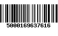 Código de Barras 5000169637616