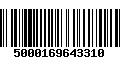 Código de Barras 5000169643310