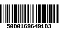 Código de Barras 5000169649183