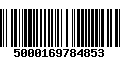 Código de Barras 5000169784853