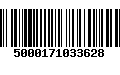 Código de Barras 5000171033628