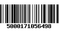 Código de Barras 5000171056498