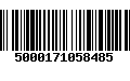 Código de Barras 5000171058485