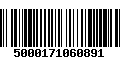 Código de Barras 5000171060891