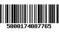 Código de Barras 5000174087765