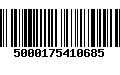 Código de Barras 5000175410685