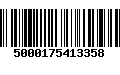 Código de Barras 5000175413358