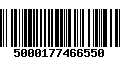 Código de Barras 5000177466550