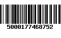 Código de Barras 5000177468752