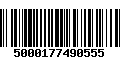 Código de Barras 5000177490555