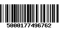 Código de Barras 5000177496762