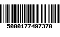 Código de Barras 5000177497370