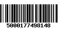 Código de Barras 5000177498148