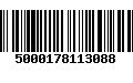 Código de Barras 5000178113088