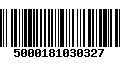 Código de Barras 5000181030327