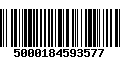 Código de Barras 5000184593577