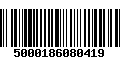 Código de Barras 5000186080419