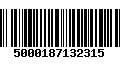 Código de Barras 5000187132315