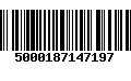 Código de Barras 5000187147197