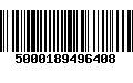 Código de Barras 5000189496408