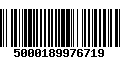 Código de Barras 5000189976719