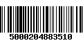 Código de Barras 5000204883510