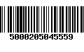 Código de Barras 5000205045559