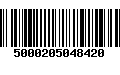 Código de Barras 5000205048420