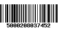 Código de Barras 5000208037452