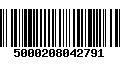 Código de Barras 5000208042791