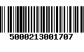 Código de Barras 5000213001707