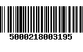 Código de Barras 5000218003195