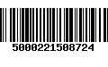 Código de Barras 5000221508724